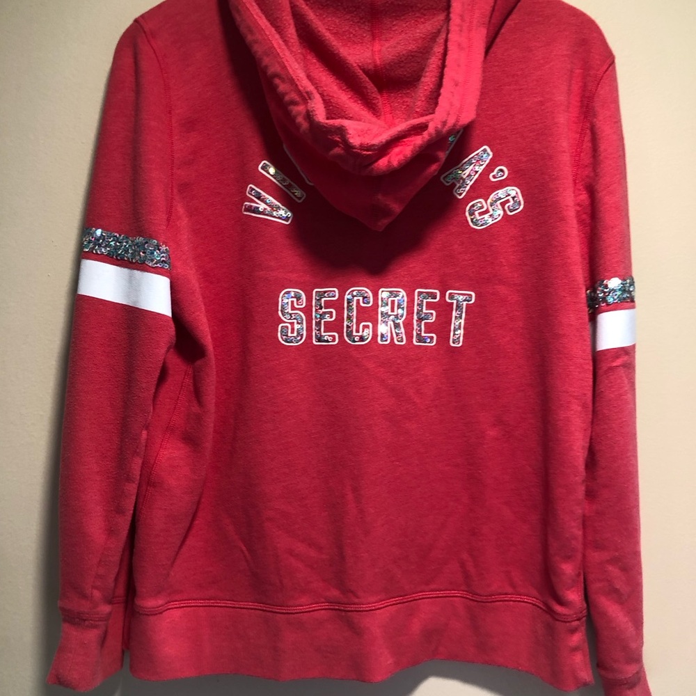 Victoria’s Secret Full Zip Sweatshirt Sparkle size Large